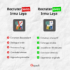 COMPARATIF JEU RECRUTEUR IRMA LAYA Irma Laya