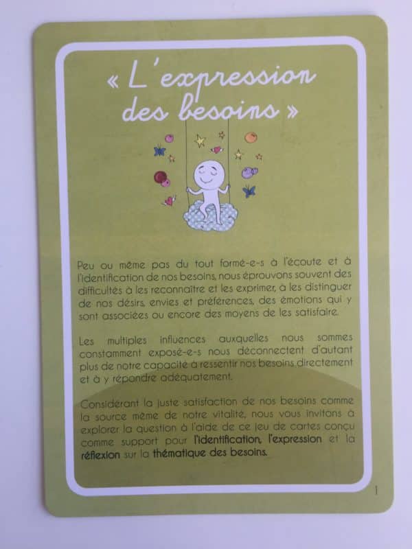 L'expression des besoins