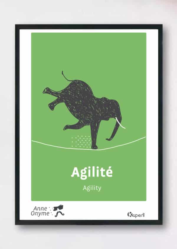 affiche-agilite Affiche Anne Onyme